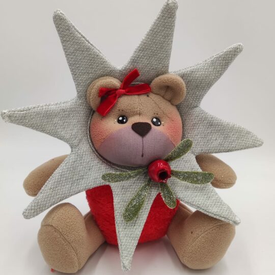 TEDDY STAR - kit - argento