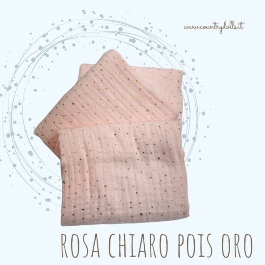 TEXCO2501 - ROSA CHIARO POIS ORO